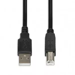 iBox IKU2D USB kabelis 1,8 m USB 2.0 USB A USB B Melns