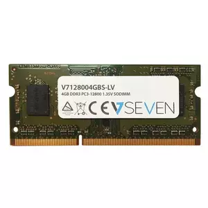 V7 V7128004GBS-LV atmiņas modulis 4 GB 1 x 4 GB DDR3 1600 MHz