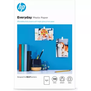 HP Глянцевая фотобумага для ежедневной печати, 100 листов, 10 x 15 см