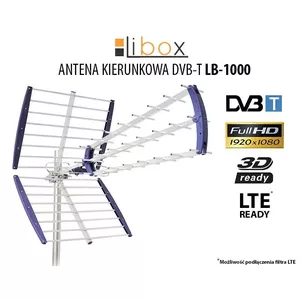 Libox LB-1000, DVB-T TV antena - 16,5 dB