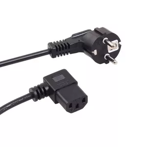 Maclean MCTV-804 power cable Black 5 m Power plug type C C13 coupler