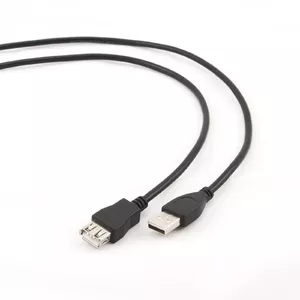 Gembird 3m USB 2.0 A M/FM USB кабель USB A Черный