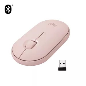 Logitech Pebble M350 компьютерная мышь Для обеих рук РЧ беспроводной + Bluetooth Оптический 1000 DPI