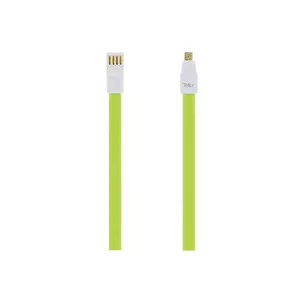 Tellur TLL155101 USB kabelis 1,2 m USB 2.0 USB A Micro-USB A Zaļš