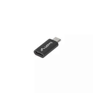 Lanberg AD-UC-UM-01 kabeļu spraudņu pāreja Micro-USB 2.0 Type B USB 2.0 Type C Melns