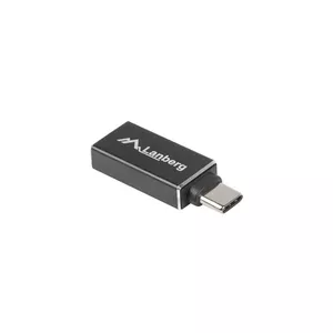 Lanberg AD-UC-UA-02 kabeļu spraudņu pāreja USB 3.0 Type C USB 3.0 Type A Melns