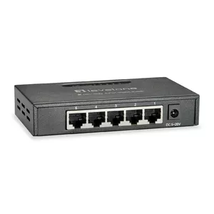 LevelOne GEU-0523 сетевой коммутатор Неуправляемый Gigabit Ethernet (10/100/1000) Черный