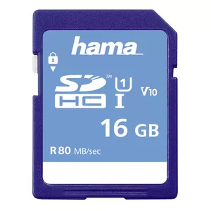 Hama 00181094 zibatmiņa 16 GB SDHC UHS-I Klases 10