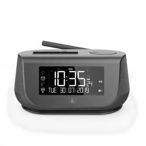 Hama DR36SBT Часы Цифровой Черный