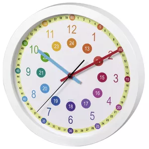 Hama Easy Learning Quartz clock Круг Разноцветный, Белый