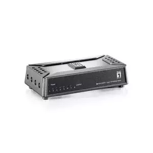 LevelOne FSW-0808TX сетевой коммутатор Неуправляемый Fast Ethernet (10/100) Серый