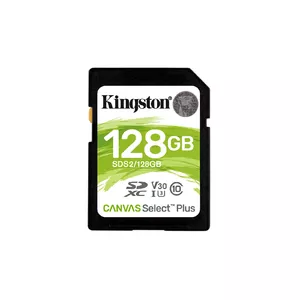 Kingston Technology Canvas Select Plus 128 GB SDXC UHS-I Klases 10