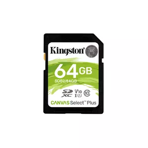 Kingston Technology Canvas Select Plus 64 GB SDXC UHS-I Klases 10