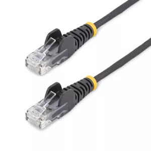 StarTech.com N6PAT100CMBKS сетевой кабель Черный 1 m Cat6 U/UTP (UTP)