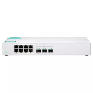 QNAP QSW-308S сетевой коммутатор Неуправляемый Gigabit Ethernet (10/100/1000) Белый