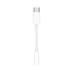 Apple MU7E2ZM/A дата-кабель мобильных телефонов Белый 3,5 мм USB C
