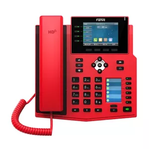 Fanvil X5U-R IP-телефон Черный, Красный 16 линий Wi-Fi