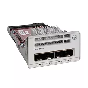 Cisco C9200-NM-4X= tīklu pārslēgšanas modulis 10 Gigabit Ethernet, Tīkls Gigabit Ethernet