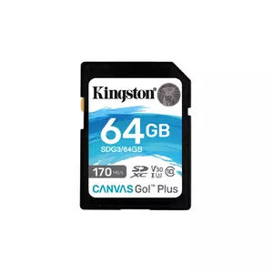 Kingston Technology Canvas Go! Plus 64 GB SD UHS-I Klases 10