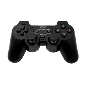 Esperanza EG106 игровой контроллер Черный USB 2.0 Джойстик Аналоговый/цифровой ПК, Playstation 2, Playstation 3