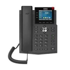 Fanvil X3U IP-телефон Черный 6 линий ЖК Wi-Fi