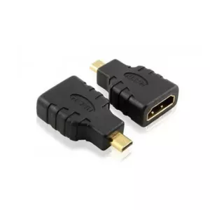 Techly IADAP-HDMI-MD kabeļu spraudņu pāreja Micro HDMI D Melns