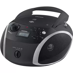 Grundig GRB 3000 BT Цифровой 3 W FM Черный, Серебристый MP3-воспроизведение