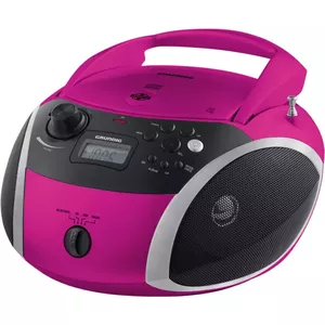 Grundig GRB 3000 BT Цифровой 3 W FM Черный, Розовый, Серебристый MP3-воспроизведение