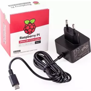 Raspberry Pi RPI PS 15W BK EU strāvas adapteris & pārveidotājs Iekštelpas 15,3 W Melns