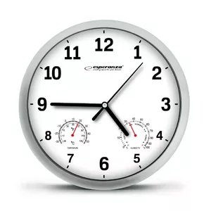 Часы настенные механические Esperanza EHC016W Круглые Белые