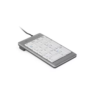 BakkerElkhuizen UltraBoard 955 Numeric цифровая клавиатура ПК USB Светло-серый, Белый