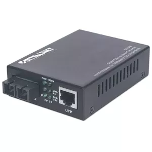 Intellinet 507349 сетевой медиа конвертор 1000 Мбит/с 1310 nm Одномодовое волокно Черный