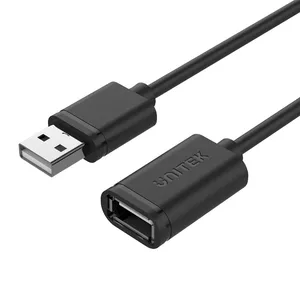 UNITEK Y-C449GBK USB kabelis 1,5 m USB 2.0 USB A Melns
