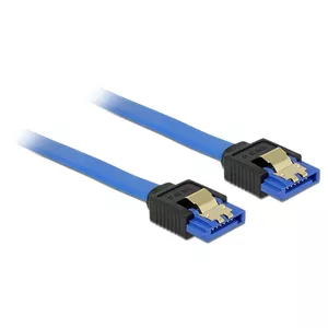 DeLOCK 84979 кабель SATA 0,5 m SATA 7-pin Черный, Синий