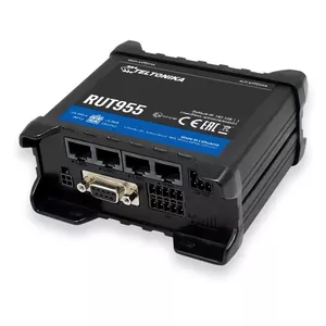 Teltonika RUT955 беспроводной маршрутизатор Быстрый Ethernet Однодиапазонный (2,4Ггц) 4G Черный