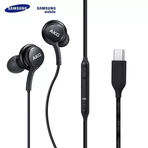 Samsung EO-IC100BBEG AKG Stereo Type-C austiņas ar mikrofonu 1.2m kabelis melnas krāsas