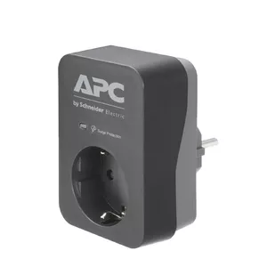 APC PME1WB-GR сетевой фильтр Черный, Серый 1 розетка(и) 230 V