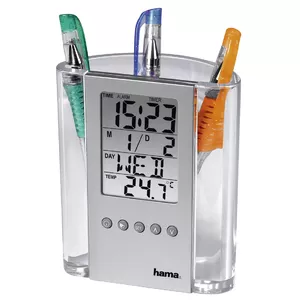 Hama 00186356 environment thermometer Electronic environment thermometer Indoor Silver