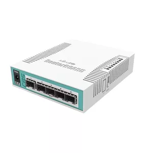 Mikrotik CRS106-1C-5S сетевой коммутатор Gigabit Ethernet (10/100/1000) Питание по Ethernet (PoE) Белый