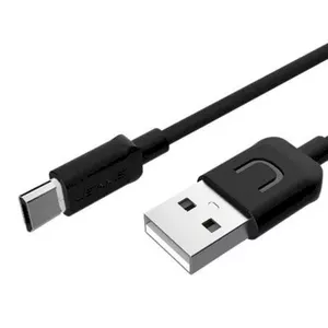Usams US-SJ098 Прочный TPE Универсальный Micro USB на USB 1m Кабель Данных и Быстрого 2A Заряда Черный