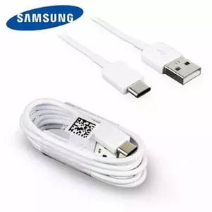 Samsung EP-DW700CWE Universāls USB 2.0 uz Type-C 3.1 Qualcom Datu un uzlādes Kabelis 1.5m Balts (OEM)