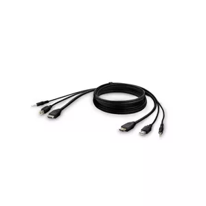 Belkin F1DN1CCBL KVM кабель Черный 1,8 m