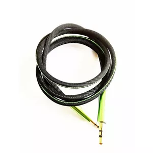 Mocco Textile Premium AUX Cable 3.5 mm -> 3.5 mm 1m Green