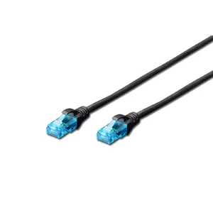 Digitus Cat5e, 1m сетевой кабель Черный U/UTP (UTP)