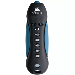 Corsair Padlock 3 USB флеш накопитель 128 GB USB тип-A 3.2 Gen 1 (3.1 Gen 1) Черный, Синий