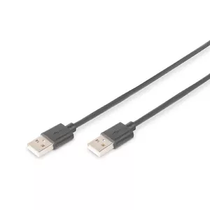 Digitus 1.0m USB 2.0 A/A USB кабель 1 m USB A Черный