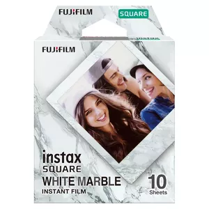 Fujifilm SQUARE 'White Marble' пленка для моментальных фотоснимков 10 шт 76,2 x 50,8 mm