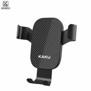 iKaku KSC-256 Universal 360 degree Car Air Vent phone Holder with gravity linkage Black
