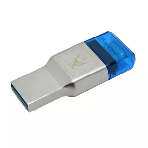 Kingston Technology MobileLite Duo 3C karšu lasītājs USB 3.2 Gen 1 (3.1 Gen 1) Type-A/Type-C Zils, Sudrabs