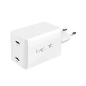 LogiLink PA0231 зарядное устройство для мобильных устройств Универсальная Белый Кабель переменного тока Для помещений